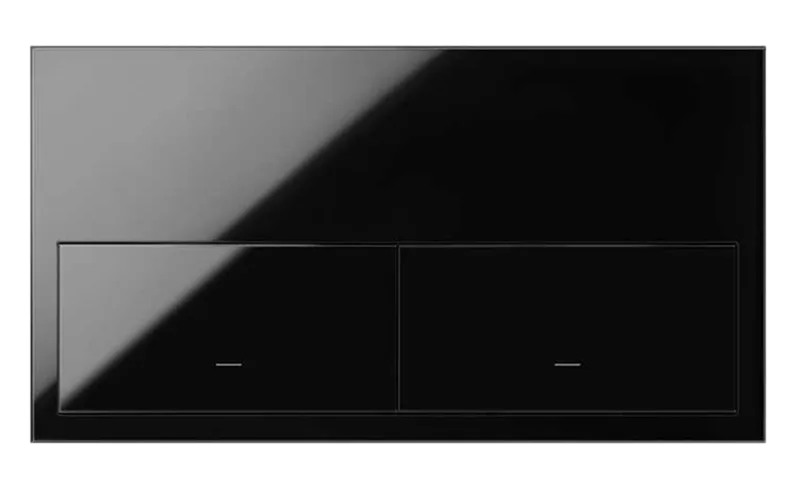 Kit enchufe frontal 2 teclas simon 100 negro