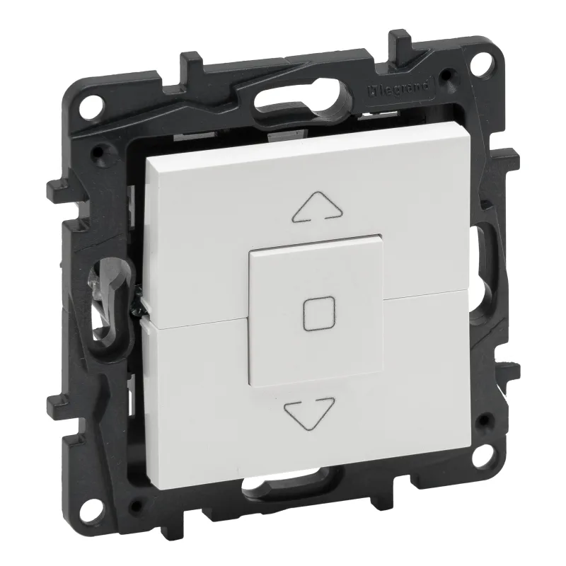 Interruptor de persianas legrand niloé step blanco