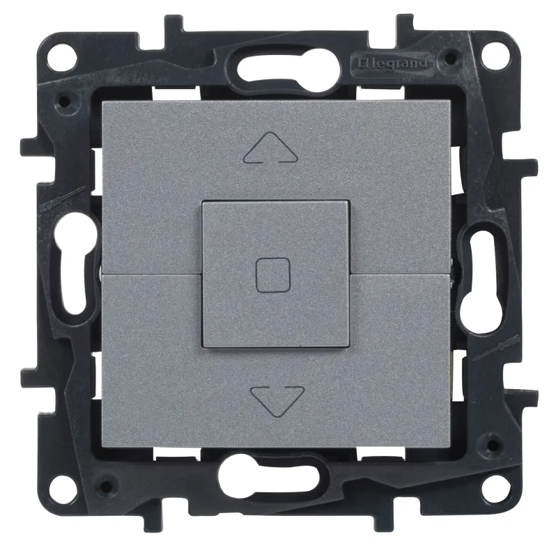 Interruptor de persianas legrand niloé step aluminio