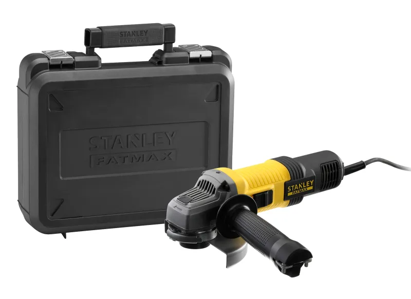 Amoladora con cable stanley fatmax fmeg220k 850w disco 125mm+maletin