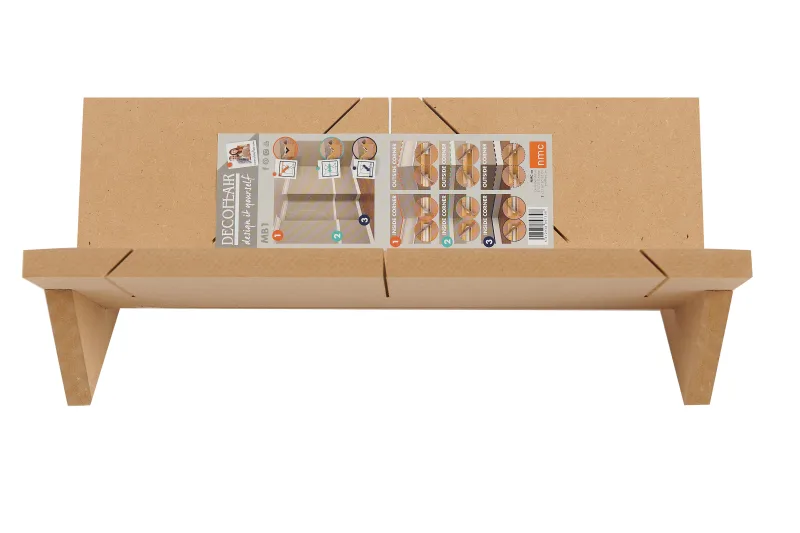 Cortaingletes molduras de madera 60,3lx28,2wx18,5h cm mb1