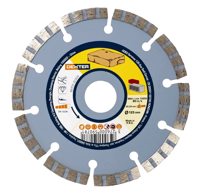 Disco de diamante para piedra dexter ø125 mm