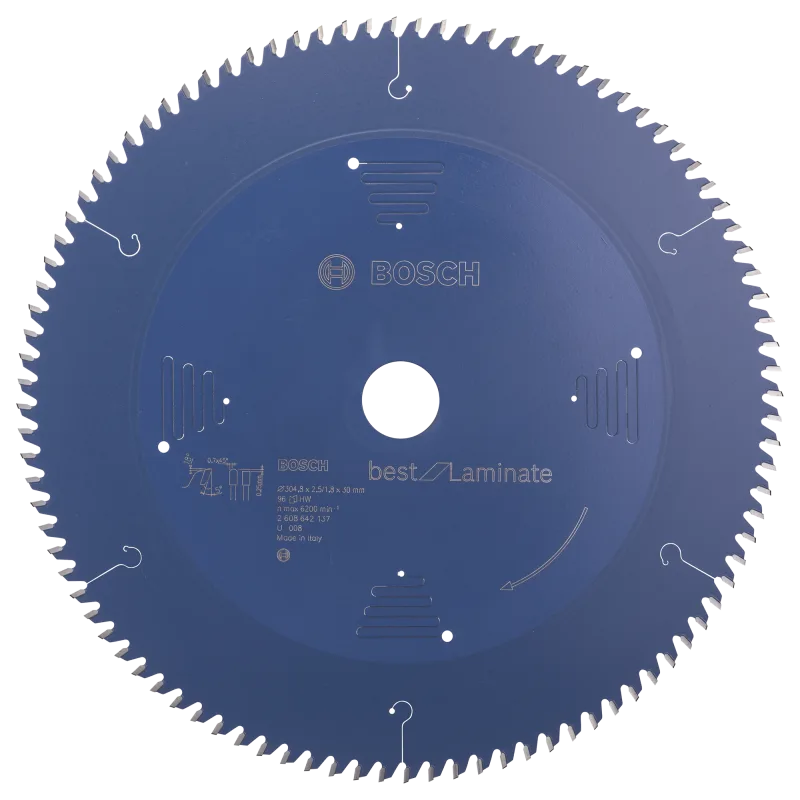 Disco de sierra circular bosch para madera laminada, 305 x 30 mm y 96 dientes