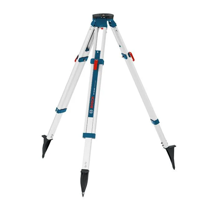 Bosch 0601091300 tripode de construcción bt 170 hd sistema quick-clamp adaptador de rosca de 5/8 professional