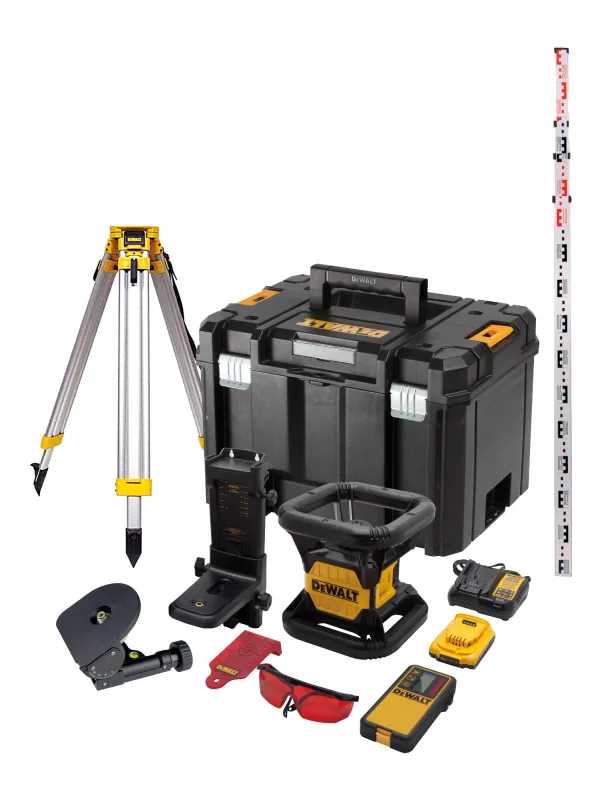 Nivel láser dewalt autoestabilizante para trípode de 1 mm a 10 m