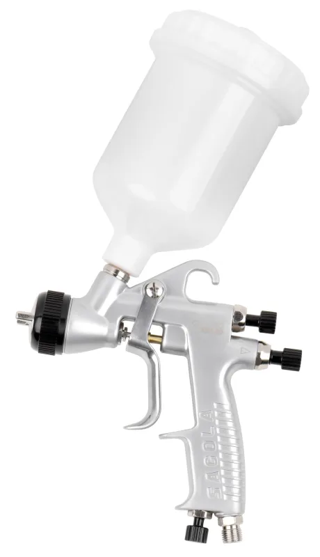 Pistola pintar neumática sagola xd 1.80 con una presion de 8 bares y 1/4m