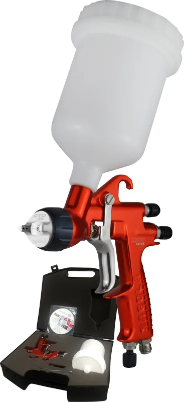 Pistola pintar neumática sagola 3300 con una presion de 2 bares y 1/4m