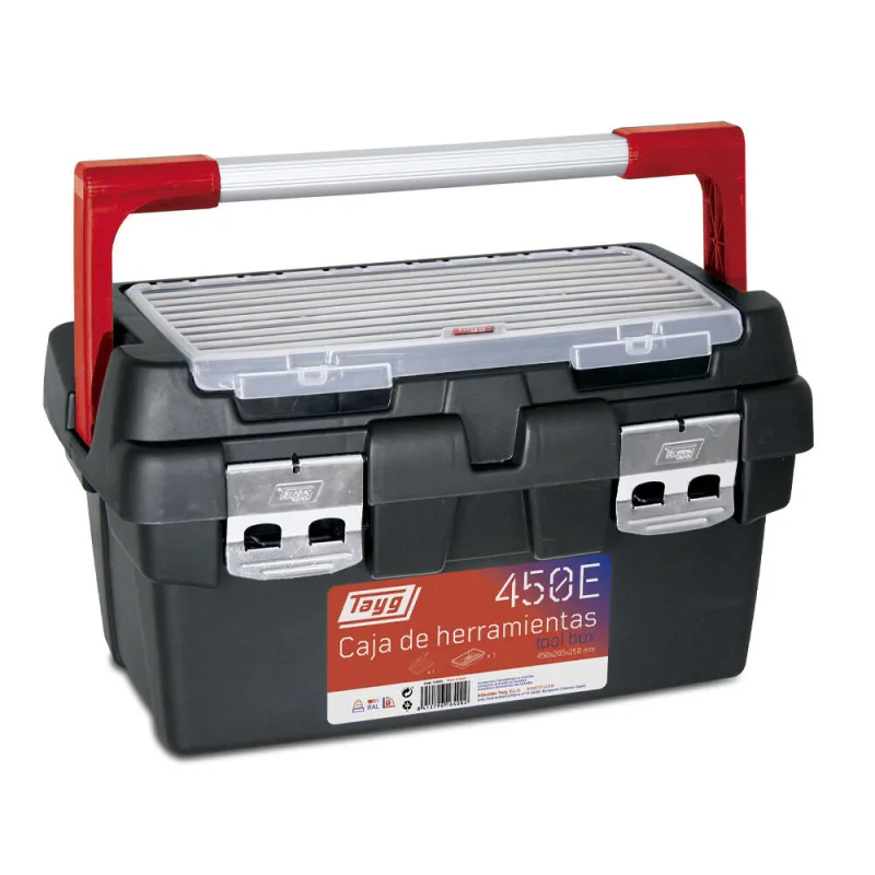 Caja de herramientas tayg con capacidad de 22 litros
