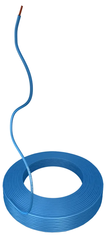 Cable eléctrico libre de halógenos h07z1-k 4mm2 100m azul