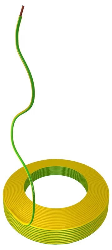 Cable eléctricolibre de halógenosh07z1-k 4mm2 100m verde/amarillo