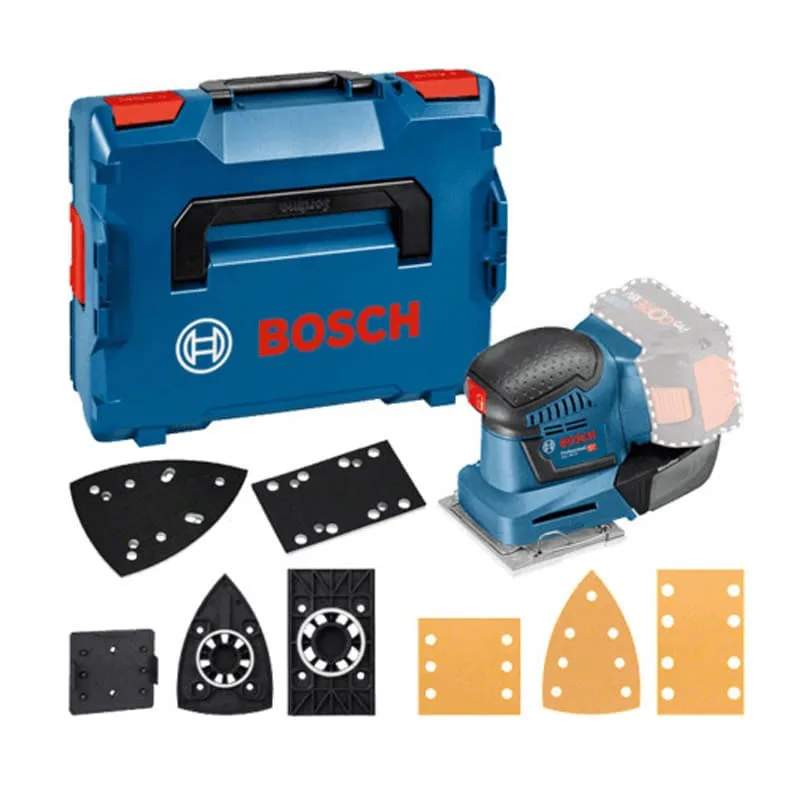 Bosch professional gss 18 v-10 ponceuse vibrante sans fil avec boîtier l-boxx sans batterie ni chargeur ( 06019d0202 )