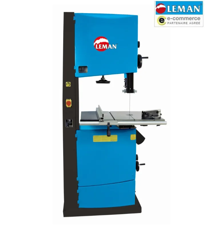 Leman - sierra de cinta trifásica para madera sru470t de 1900 w y 470 mm de corte - alta precisión con mesa inclinable y guías de rodillos