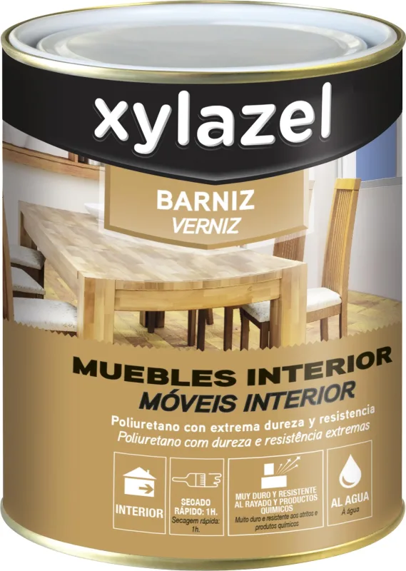 Barniz madera xylazel incoloro mate 2,5l
