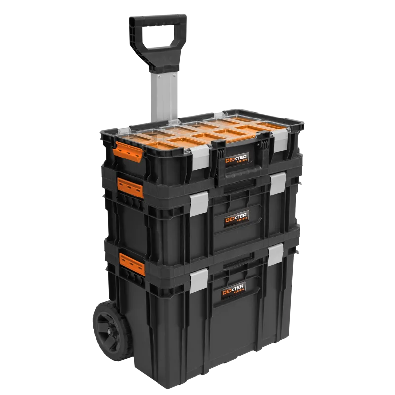 Baúl herramienta dexter pro con capacidad de 78 litros