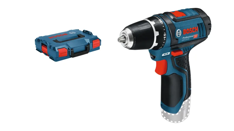 Atornillador a batería bosch professional 12v - sin batería - 1/2 bandeja para l-boxx para herramienta y cargador 1/2 bandeja para l-boxx, accesorios y maletín - gsr 12v-15 professional