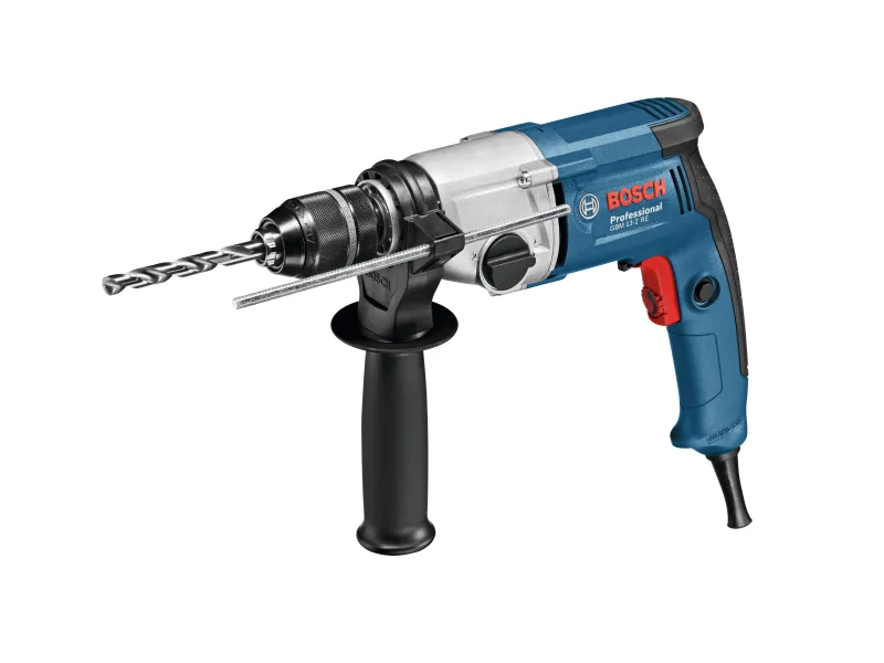 Taladro con cable bosch professional 750w - incluye portabrocas de sujeción rápida de 13 mm, empuñadura adicional, tope de profundidad de 210 mm - gbm 13-2 re professional