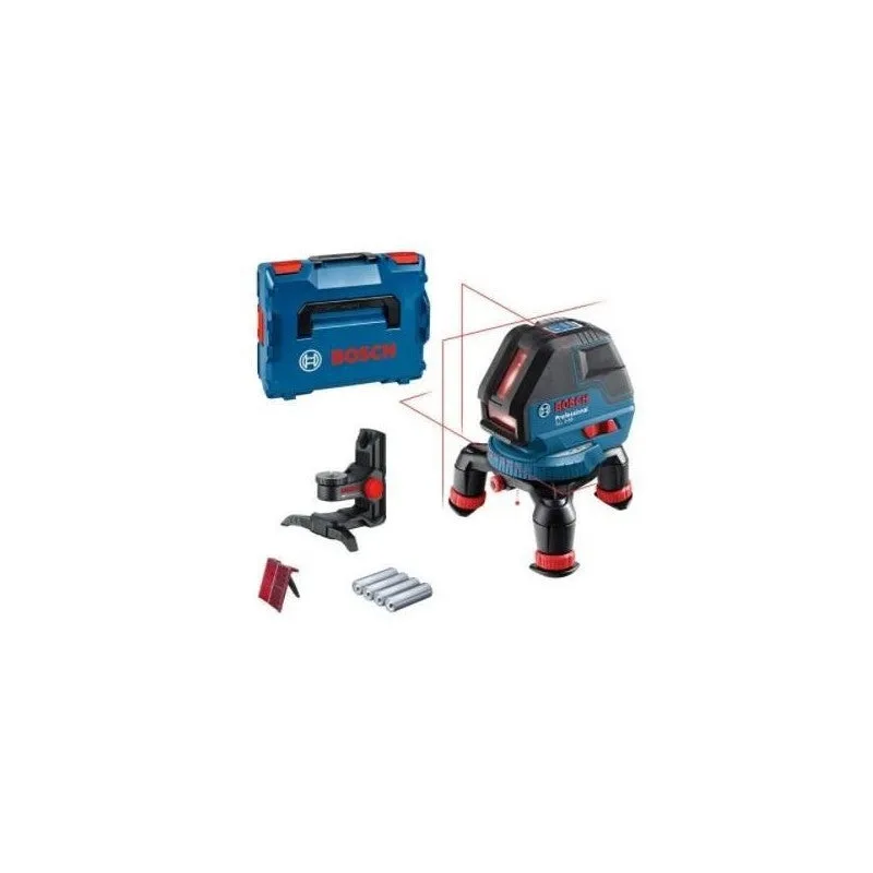 Bosch gll 3-50 láser de línea cruzada + soporte bm1 en l-boxx - 0601063802