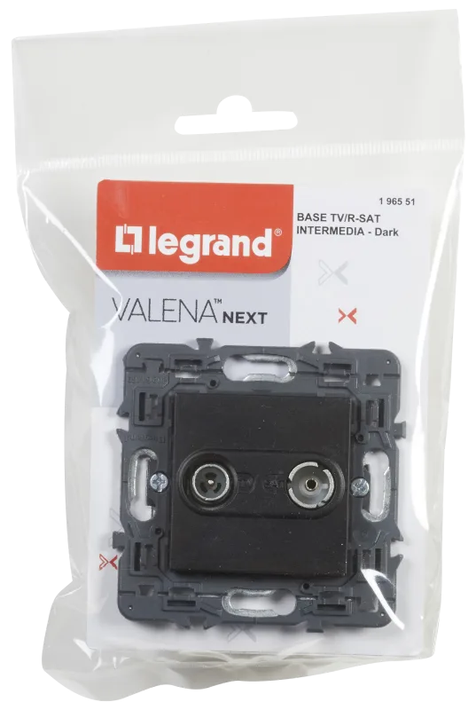 Toma tv intermedia legrand valena next negro