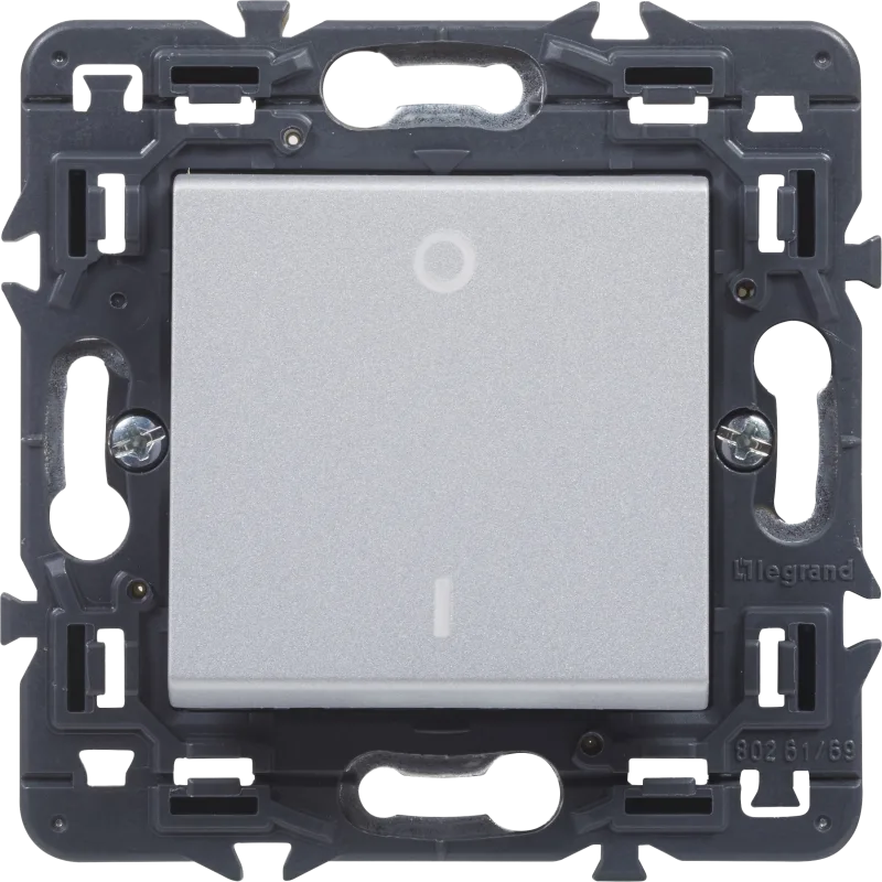 Interruptor legrand valena next aluminio