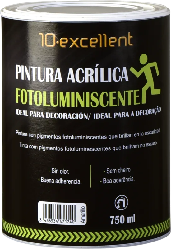 Pintura suelo color amarillo para hormigón, cemento cpp satinado 750ml base agua