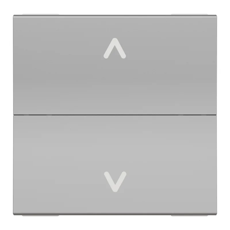 Pulsador de persianas schneider new unica aluminio