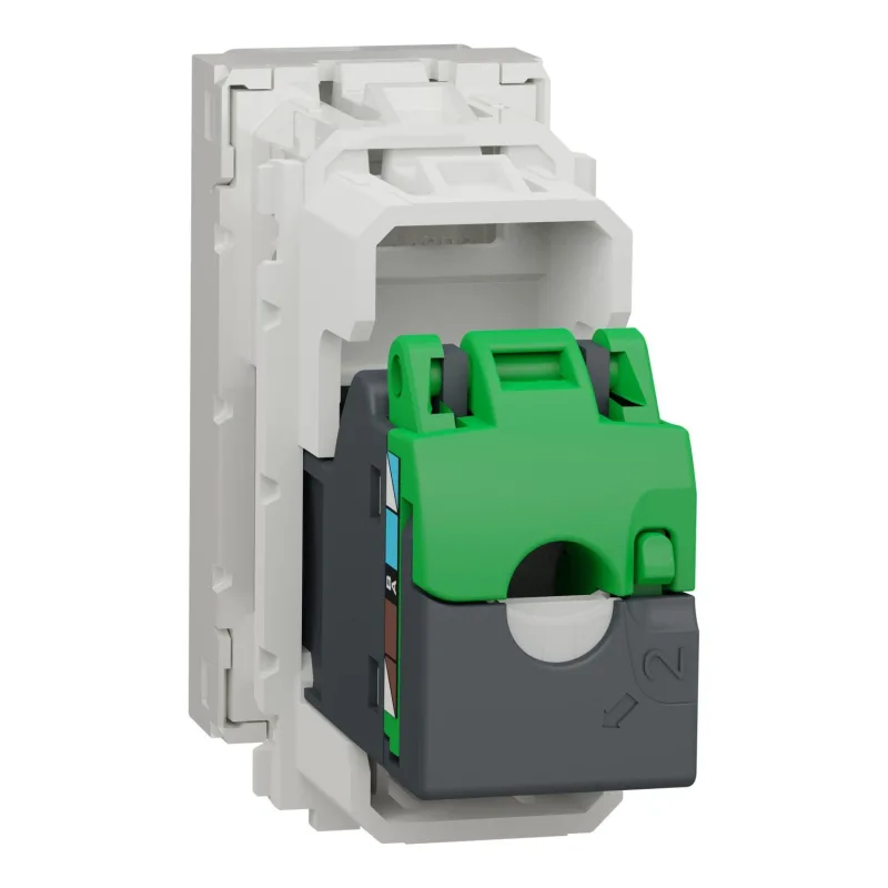 Toma de red schneider new unica blanco