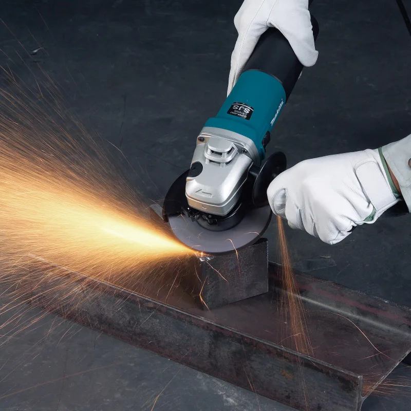 Amoladora de ángulo con cable makita 9565cvr 1400w disco 125mm