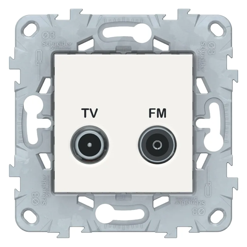 Toma de tv única schneider new unica blanco