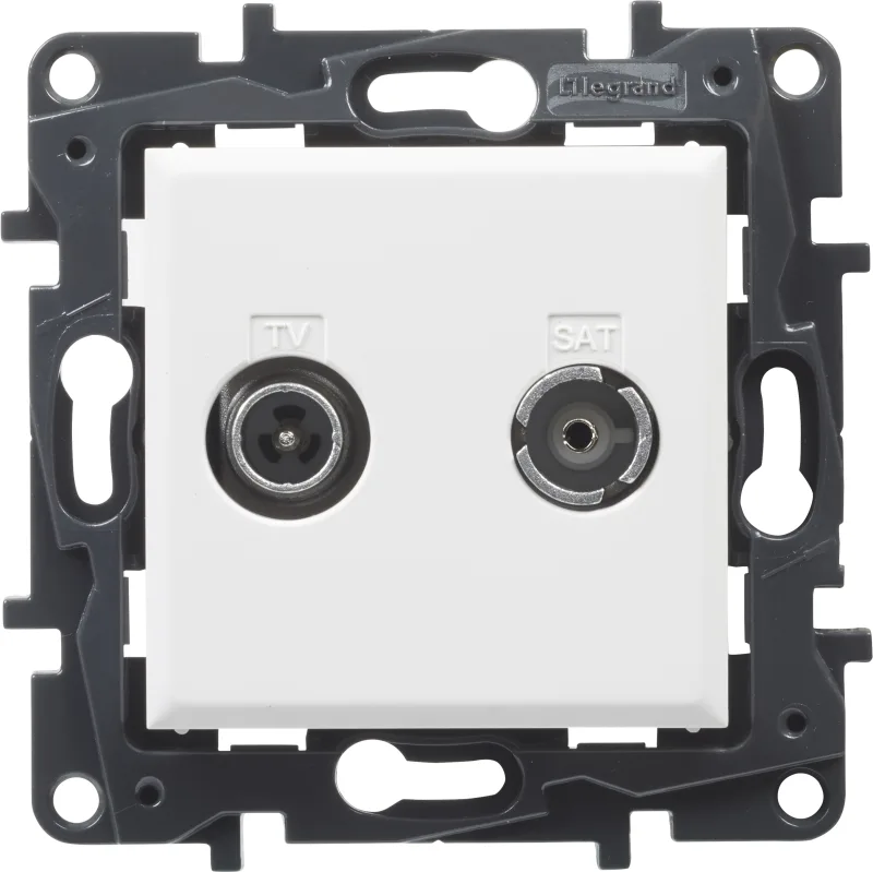 Toma tv final legrand niloé step blanco