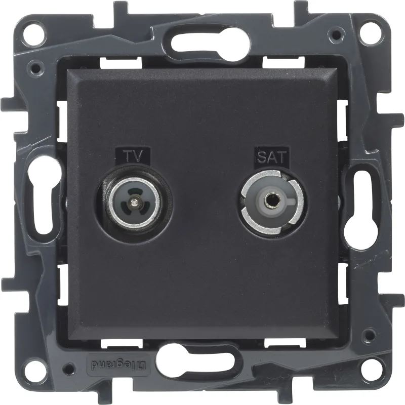 Toma tv final legrand niloé step negro