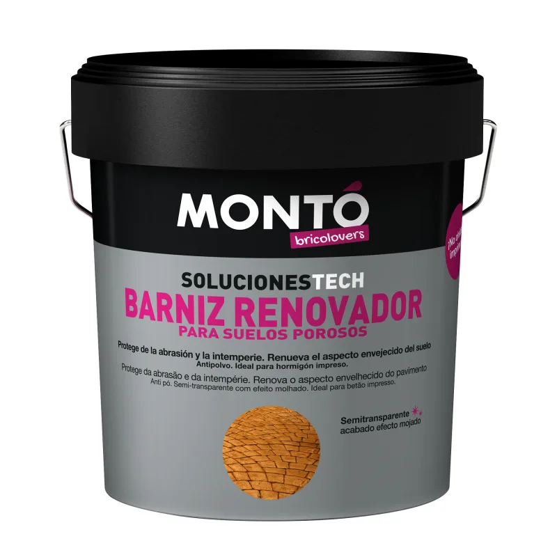 Pintura suelo color rojo inglés para hormigón, piedra, ladrillo montó semibrillante 4l base agua