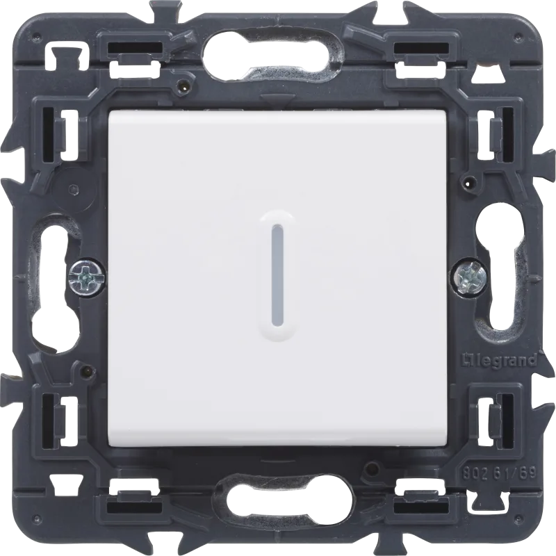 Interruptor con led doble legrand valena next blanco