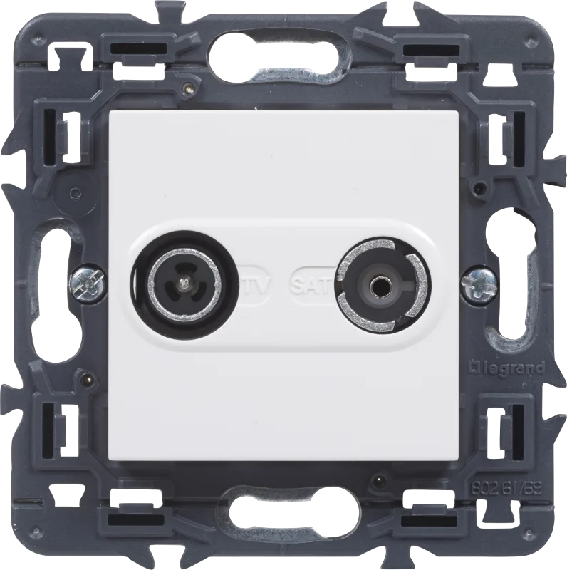 Toma de tv única legrand valena next blanco