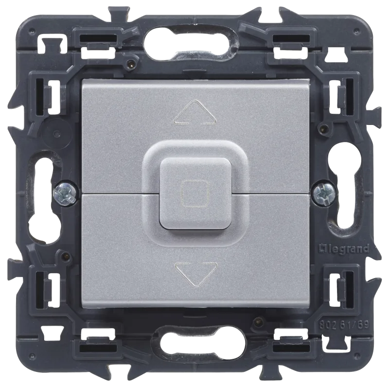 Interruptor de persianas legrand valena next aluminio