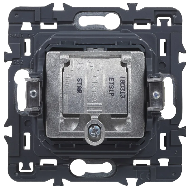 Toma de tv única legrand valena next negro