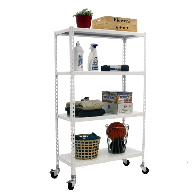 Estanteria sin tornillos simonclik movil blanca plus 4/50