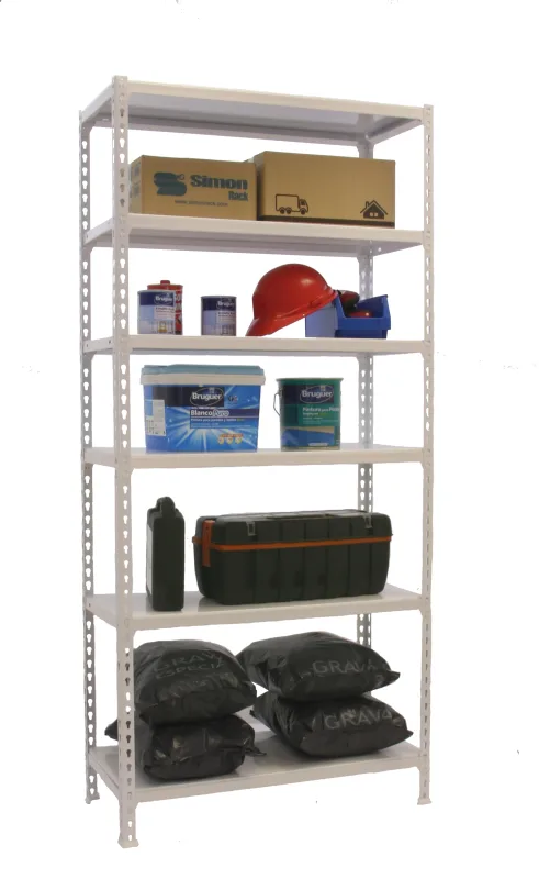 Estanteria sin tornillos simonclik blanca mini 6/30