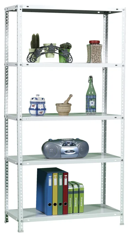 Estanteria con tornillos metalica comfort blanca 5/50