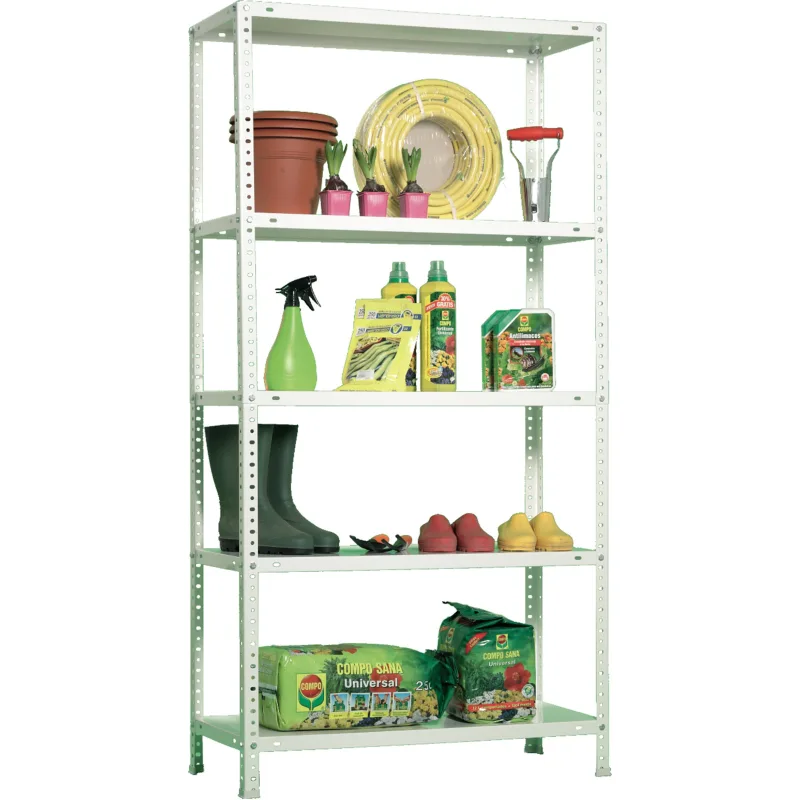 Estanteria con tornillos metalica comfort blanca plus 5/30