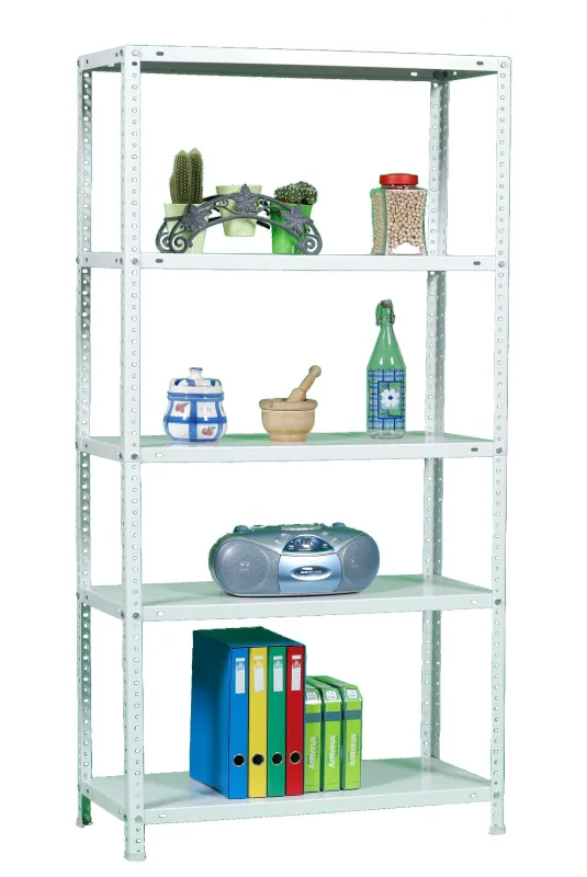 Estanteria con tornillos metalica comfort blanca plus 5/50