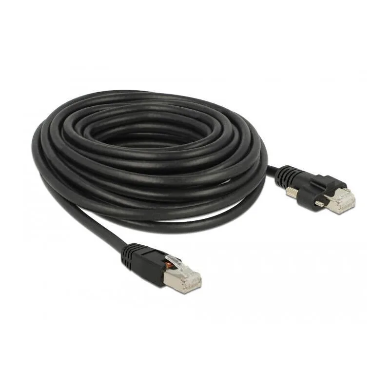 Delock cable rj45 macho rj45 macho con tornillos cat.6 s/ftp 10 m
