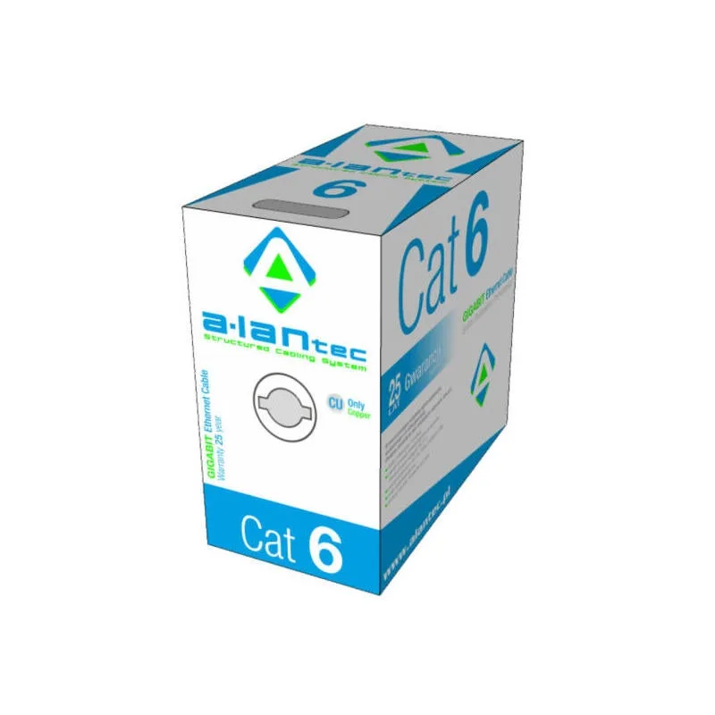 A-lan kiu6pvc305 cable de red 305 m cat6 u/utp (utp) gris