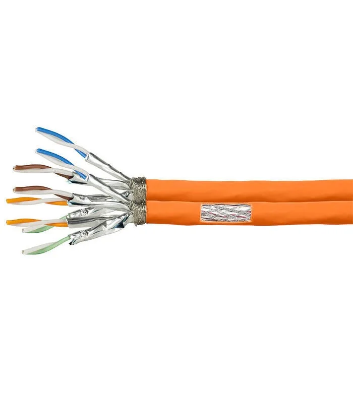 Logilink verlegekabel s/ftp cat7 awg23 1000mhz,orange,duplex