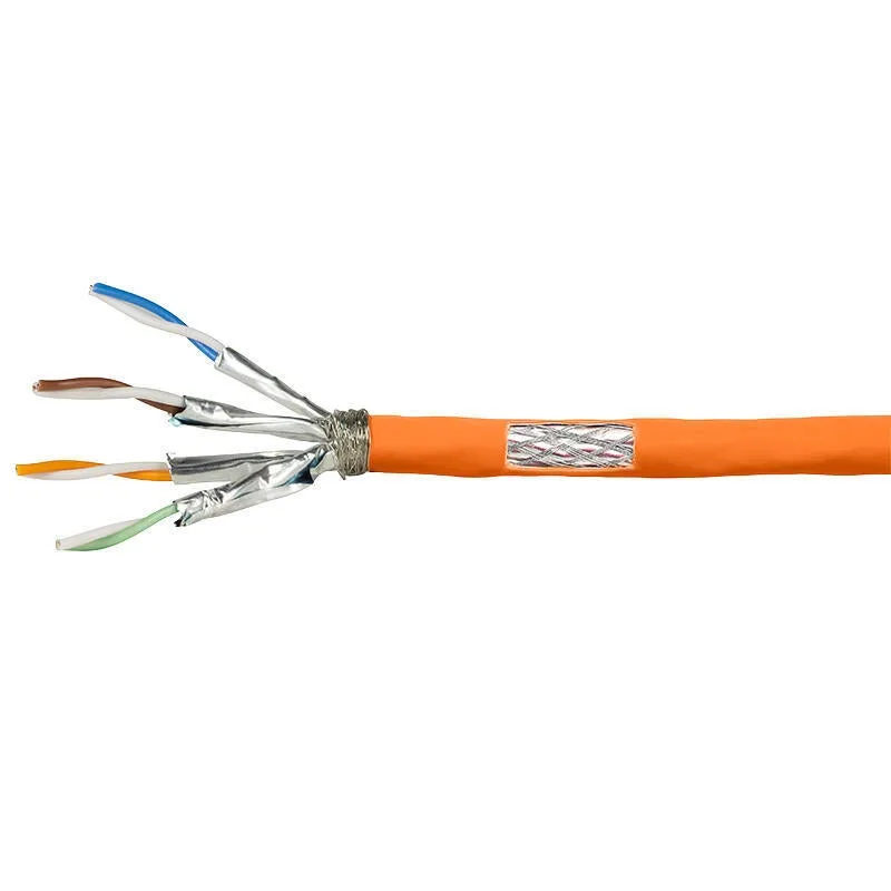 Logilink cpv0060 cable de red 100 m cat7 s/ftp (s-stp) naranja