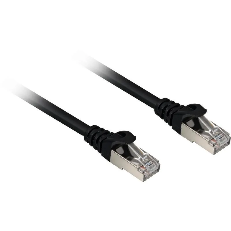 Sharkoon cable de red rj45 cat.6a sftp 20m negro