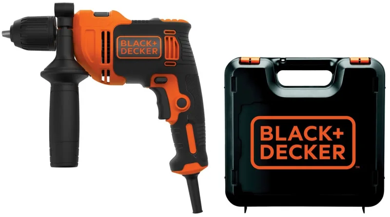 Taladro de impacto 550w en maletín black+decker beh550k