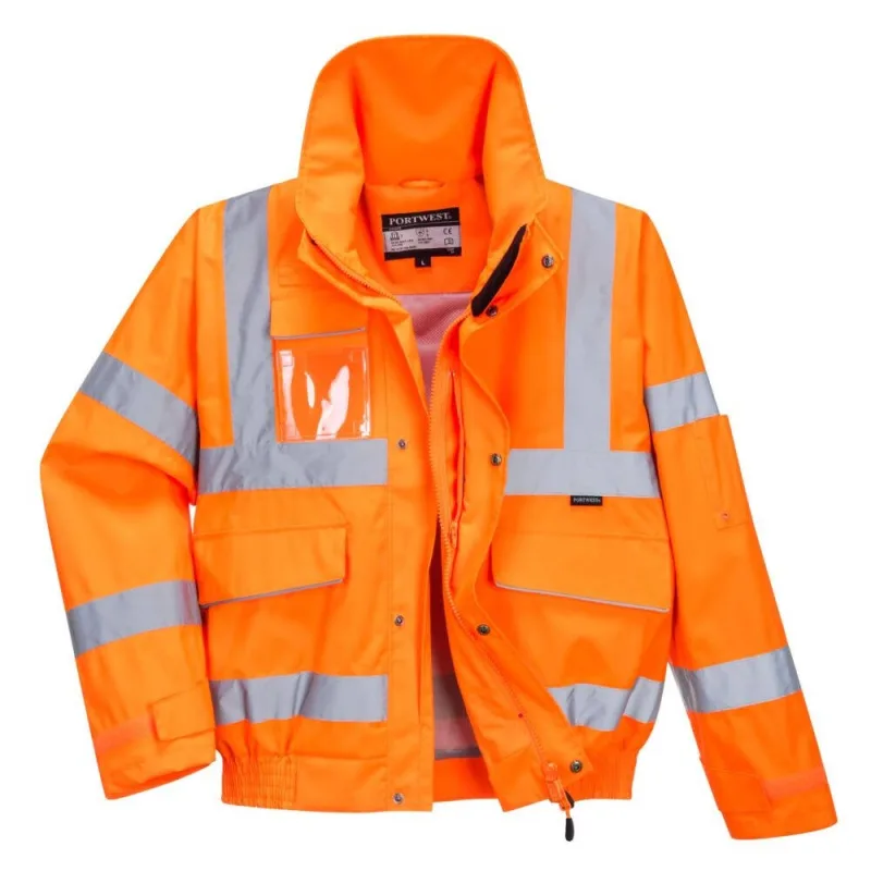 Cazadora extreme de tejido de altas prestaciones a.v cremallera con corchetes de presión portwest s591