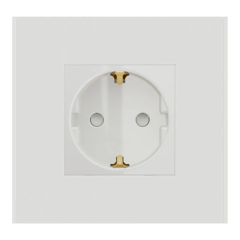 Pack de 3 enchufes schuko monoblock unica polar