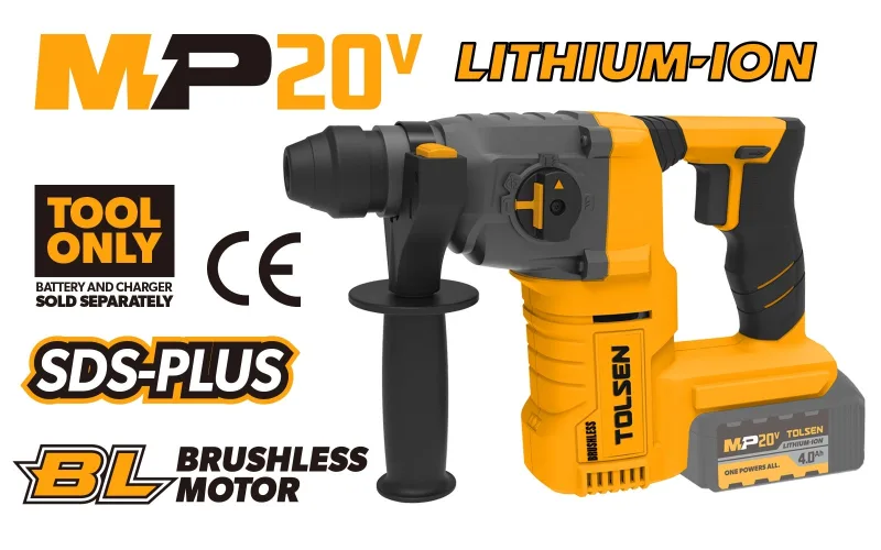 Perforador de demolición 20v sin escobillas