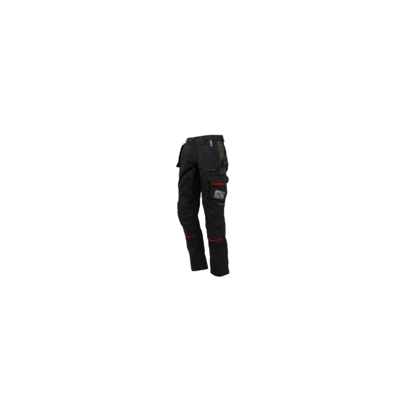 U-power pantalon u supremacy race taille 46 noir/charbon 65 % pes /
